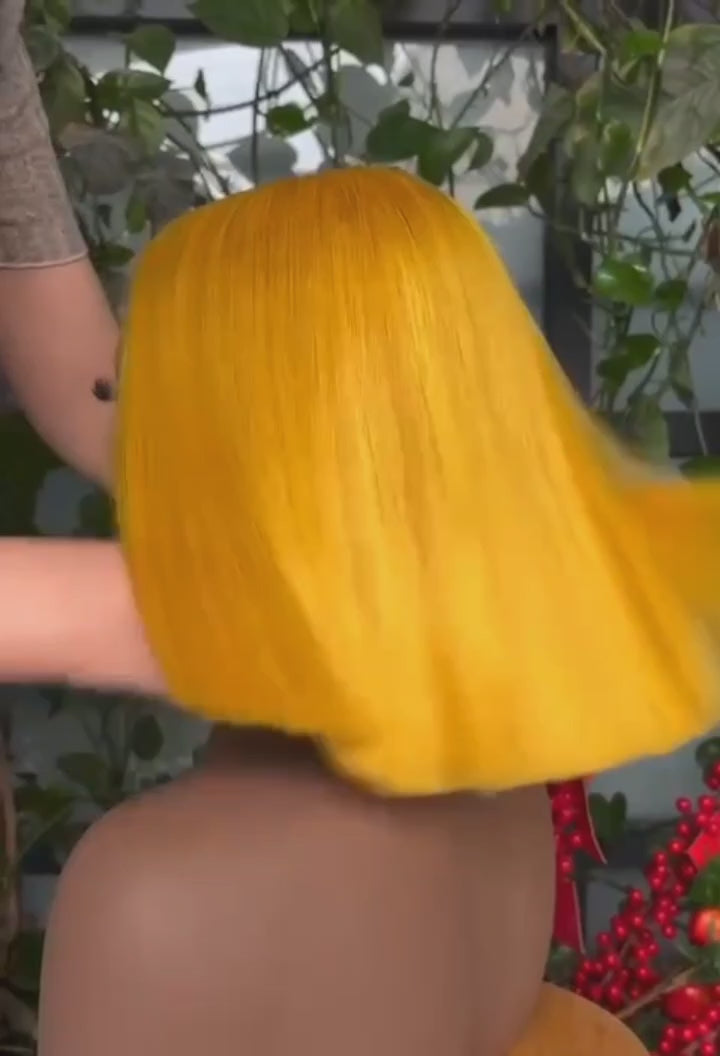 10” Sunshine Glow Bob Wig